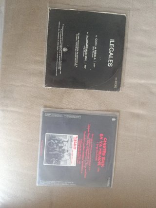 Vinilo 7 Ilegales - Chistes Rock En Ya Menor