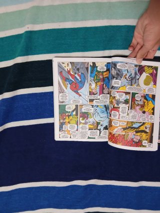 Comic de spiderman vs mysterio