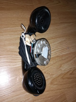 Teléfono antiguo de disco