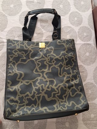 Bolso Tous Negro y Verde