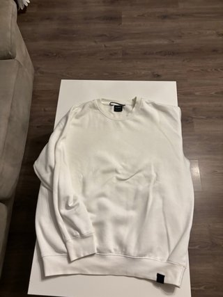 Sudadera Blanca Hollister