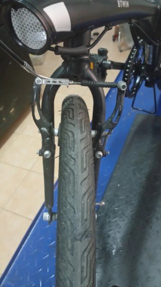 Bicicleta Plegable Negra