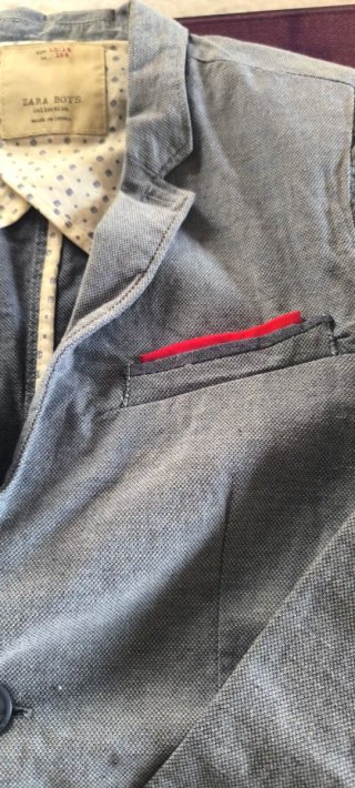 Americana Zara Niño Azul Talla 13 ,14 años