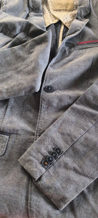 Americana Zara Niño Azul Talla 13 ,14 años