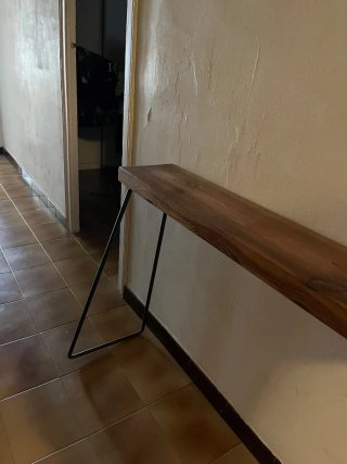 Estantería recibidor Casa Natura madera y metal