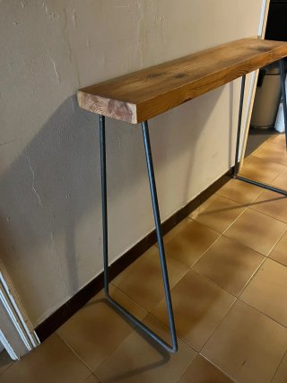 Estantería recibidor Casa Natura madera y metal