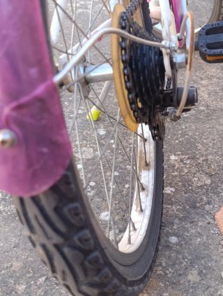 Bicicleta niña 20 Btwin rosa