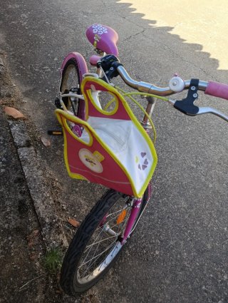 Bicicleta niña 20 Btwin rosa