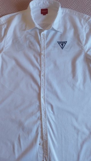Camisa Guess Hombre Blanca