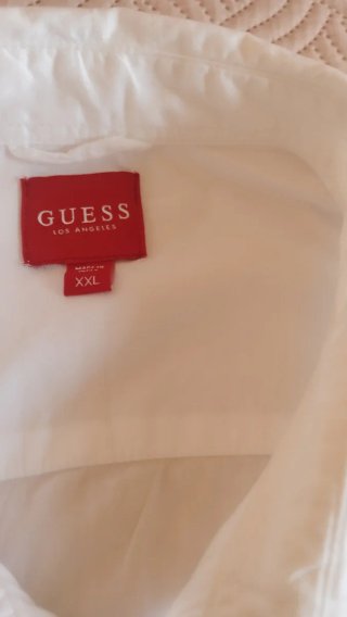 Camisa Guess Hombre Blanca