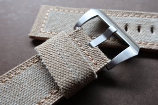 Correa 26mm Canvas Vintage Army Beige para Panerai