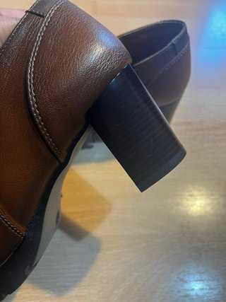 Botines de tacón marrones
