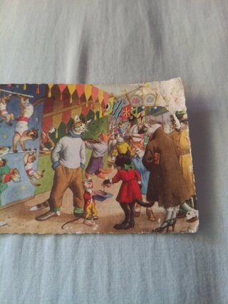 2 Postales Vintage Circo
