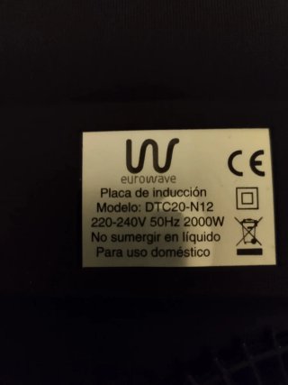 Placa de inducción Eurowave portátil