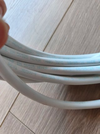 Cable Manguera 2,5 mm Blanco