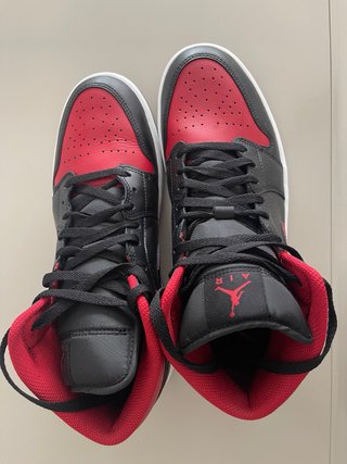 Zapatillas Air Jordan 1 Mid Banned Hombre
