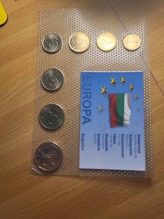 Set Monete Bulgaria UNC 1999-2002