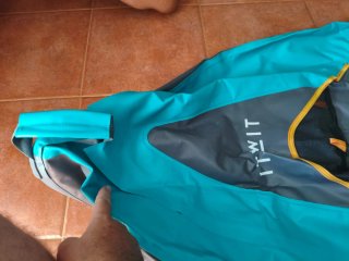 Kayak hinchable 3 plazas azul