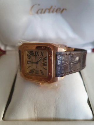 Cartier Santos 100 18K Oro Rosa Ref. 2879