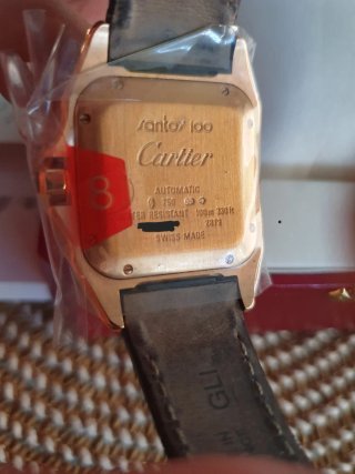 Cartier Santos 100 18K Oro Rosa Ref. 2879