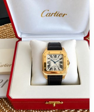 Cartier Santos 100 18K Oro Rosa Ref. 2879