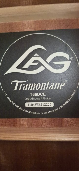 Guitarra Lag T66DCE Electroacústica Dreadnought