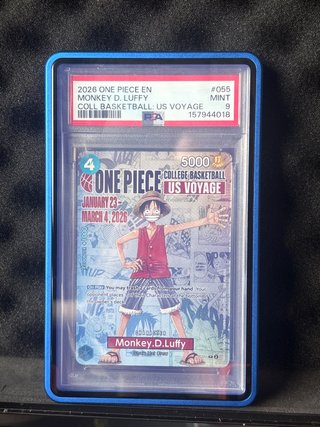 Carta One Piece Monkey D. Luffy PSA 9 Promo