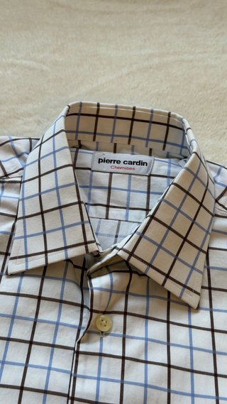 Camisa Pierre Cardin cuadros Talla L