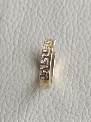 Pendiente aro oro unisex nuevo