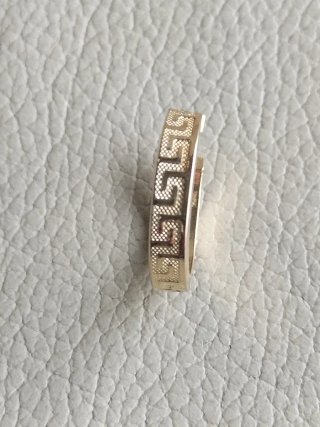 Pendiente aro oro unisex nuevo