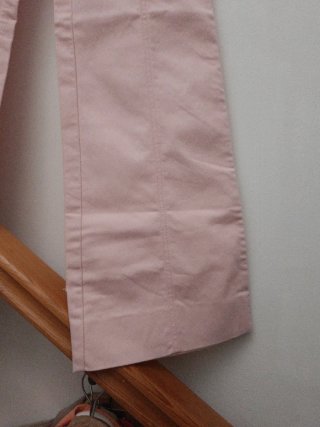 Pantalón campana Bershka rosa