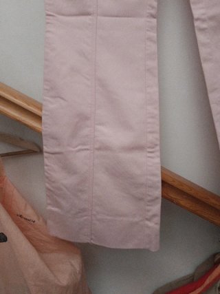 Pantalón campana Bershka rosa