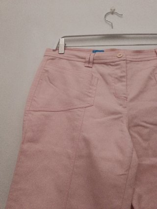 Pantalón campana Bershka rosa