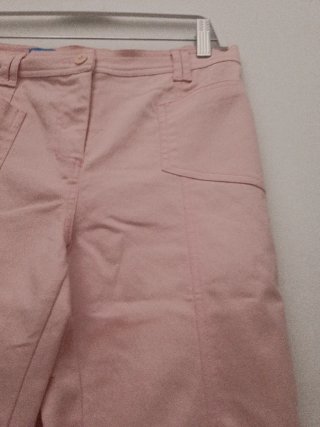 Pantalón campana Bershka rosa