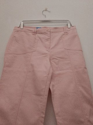 Pantalón campana Bershka rosa