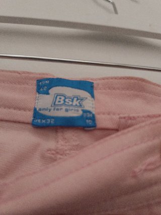 Pantalón campana Bershka rosa