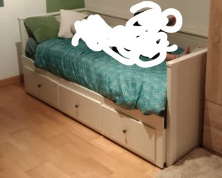Diván HEMNES IKEA 3 cajones