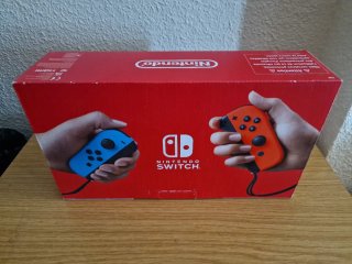 Caja vacía de Nintendo switch