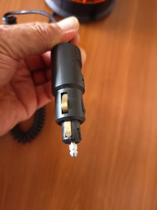 Lámpara Rotativa Naranja