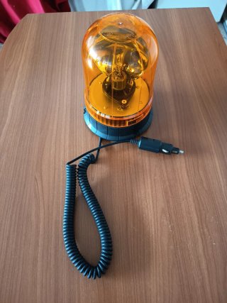 Lámpara Rotativa Naranja