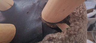 Taburete estilo oso