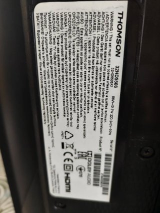 Televisor Thomson Negro 32"