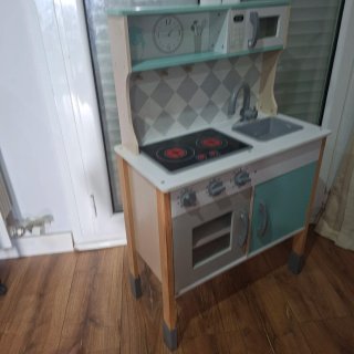 Cocina de juguete de madera