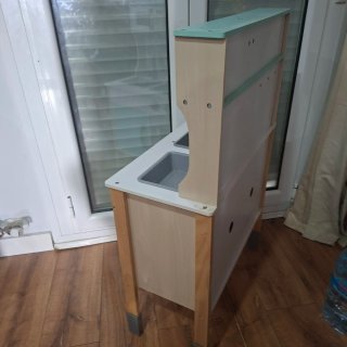 Cocina de juguete de madera