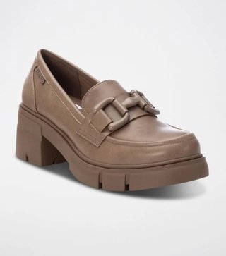 Mocasines Refresh tacón marrón talla 40