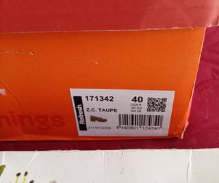 Mocasines Refresh tacón marrón talla 40