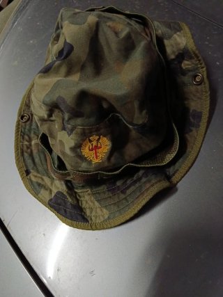 Sombrero camuflaje militar