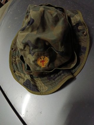 Sombrero camuflaje militar