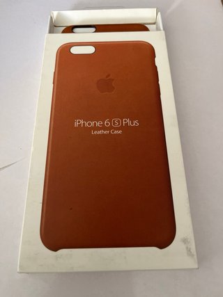 Custodia iPhone 6s Plus in pelle marrone Apple