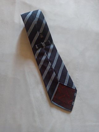 Corbata Zarauz azul con rayas diagonales